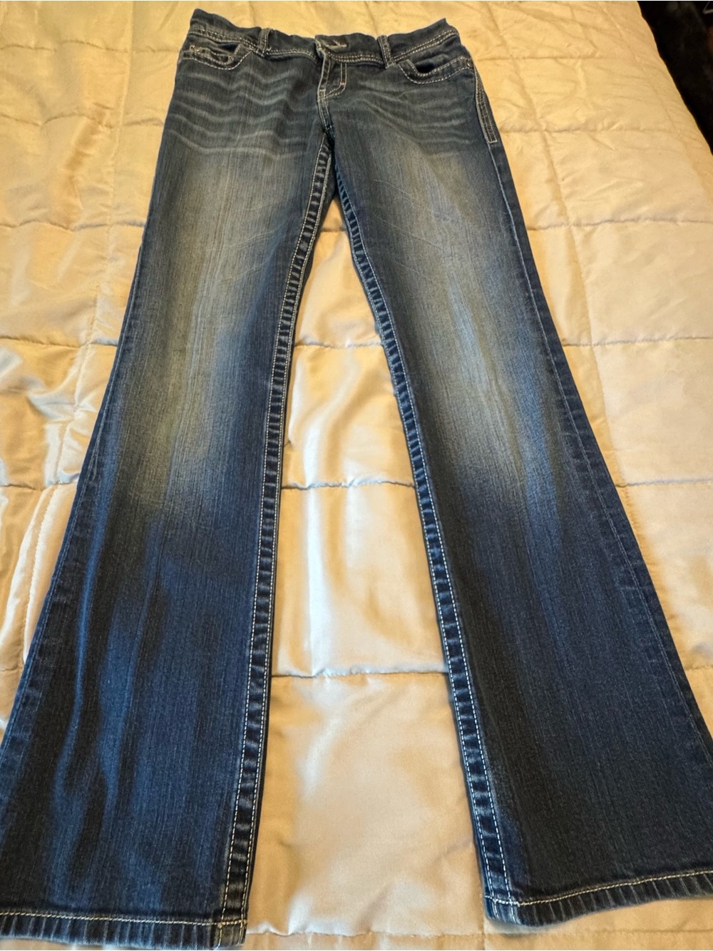 BKE Women’s Dark Blue Flare Jeans